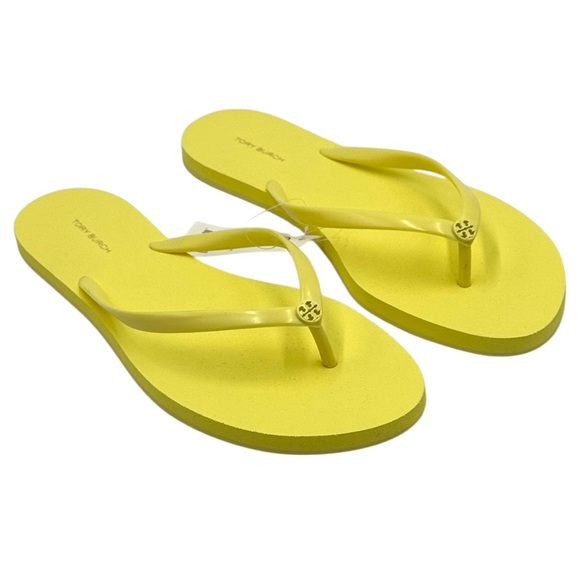 Tory Burch Chelsea Flip Flop Sandals in Pastel Yellow - Size 11 - Picture 1 of 15